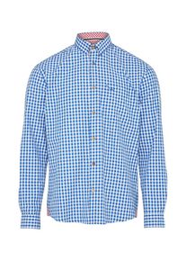 Wiesnkönig Wiesnkönig, Herren Hemd 'Anton', Blau