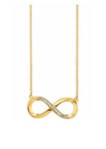 CAI Caï, Damen Kette 'Infinity', Gold / Weiß
