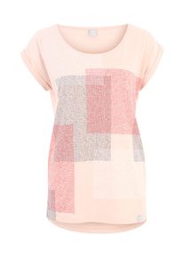 Iriedaily, Damen T-Shirt 'Geometric', Lila / Rosa