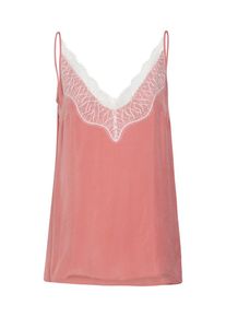 Drykorn, Damen Camisole 'LETITIA', Rosa / Weiß