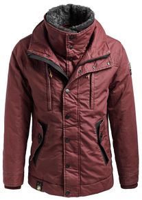 Khujo, Herren Jacke 'SETURN', Merlot / Schwarz