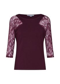 ABOUT YOU, Damen Shirt 'Evelyn', Beere