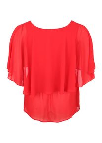 ZIZZI, Damen Bluse 'XACHELLE, S/S, BLOUSE', Rot