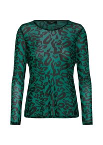 Sisters Point, Damen Shirt 'NEW GANI-6', Grün / Schwarz