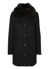 Véro Moda VERO MODA, Damen Woll-Mantel, Schwarz