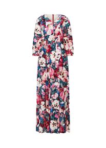 MAX & Co. MAX&Co., Damen Kleid 'PADELLA', Petrol / Pink / Naturweiß