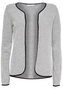Only, Damen Kurzer Strickcardigan, Grau