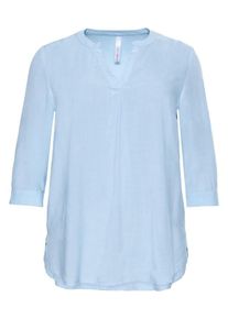 sheego Casual, Damen Tunika, Hellblau