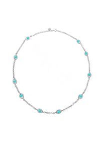 Elli Premium, Damen Kette, Türkis / Silber