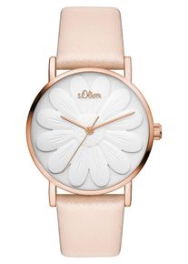 s.Oliver, Damen uhr, Rosegold / Rosa / Weiß