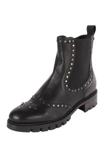Donna Carolina, Damen Chelsea Boot mit Nieten, Schwarz