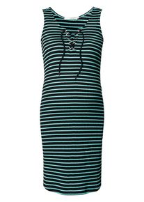 Noppies, Damen Kleid "Aqua Stripe", Aqua / Schwarz