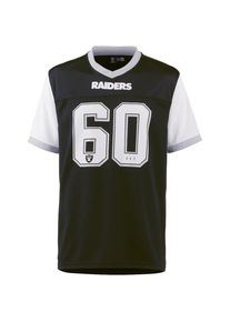 New Era, Herren 'Oakland Raiders' V-Shirt, Schwarz