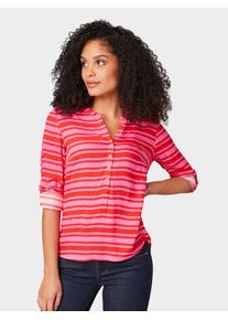 Tom Tailor, Damen Bluse, Pink / Hellrot