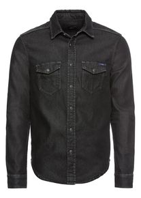 Pepe Jeans, Herren Jeanshemd 'JEPSON', Black Denim