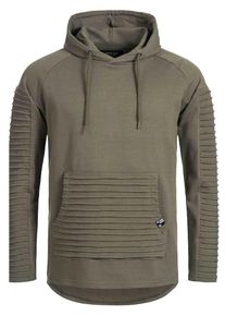 INDICODE JEANS, Herren Kapuzenpullover 'Lewisville', Khaki