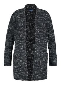 SAMOON, Damen Jacke, Schwarz / Wei&szlig;
