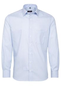 Eterna, Herren Langarm Hemd MODERN FIT, Hellblau / Weiß