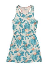 Esprit, Mädchen Kleid, Türkis / Hellgrau / Petrol / Orange