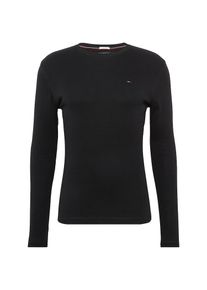 Tommy Jeans, Herren Langarmshirt 'TJM ORIGINAL RIB', Schwarz