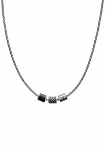 Emporio Armani, Damen Halskette 'EGS2383020', Schwarz / Silber
