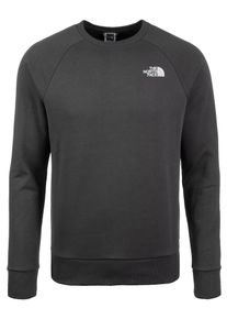 The North Face, Herren Sweatshirt 'Raglan Red Box Crew', Blau / Anthrazit / Weiß