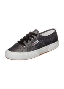 Superga, Mädchen Sneaker '2750 Lamej', Grau / Schwarz / Silber