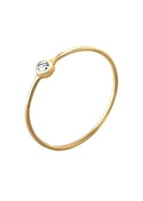 Elli, Damen Ring 'Solit&auml;r', Gold