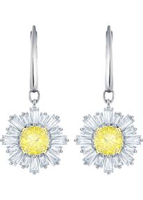 Swarovski, Damen Ohrstecker 'Sunshine', Gelb / Silber