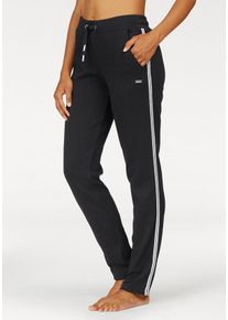 Große Größen Homewearhose Gr. 40/42 schwarz für Damen