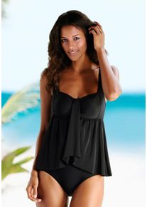 Lascana Große Größen Badeanzug Gr. 42B schwarz für Damen