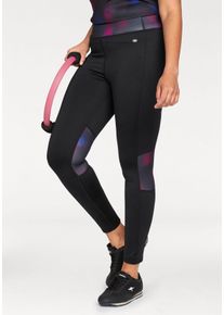 Große Größen Kangaroos Funktionstights »Funktionstights« Gr. 48 schwarz für Damen