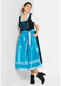 Große Größen Dirndl mit Schürze 2tlg. Gr. 54 schwarz von sheego für Damen