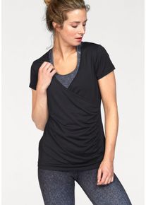 Große Größen OCEAN SPORTSWEAR Yogashirt Gr. 40/42 schwarz für Damen