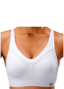 Große Größen GO IN Sport-BH Gr. 90B weiß für Damen