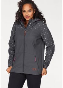 Große Größen OCEAN SPORTSWEAR Softshelljacke Gr. 46 grau für Damen