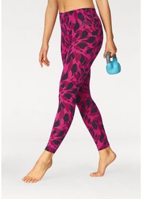 Große Größen adidas Performance Leggings »ESSENTIALS ALL OVER PRINT TIGHT« Gr. M pink bedruckt für Damen
