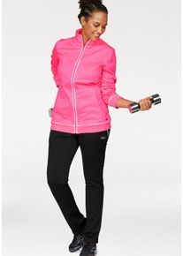 Venice Beach Große Größen Trainingsanzug Gr. 50 pink für Damen