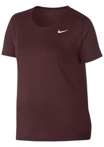 Große Größen Nike Funktionsshirt »W NP TOP SS ALL OVER MESH EXT PLUS SIZE« Gr. XL rot für Damen