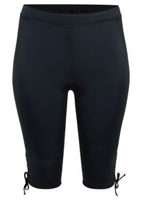 Große Größen Badehose mit Raffung, Shape-Caprischnitt Gr. 54 schwarz von sheego für Damen