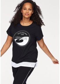 Große Größen OCEAN SPORTSWEAR T-Shirt Gr. 48/50 schwarz für Damen