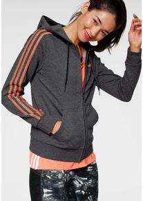 Adidas Große Größen Sweatjacke Gr. XL grau für Damen