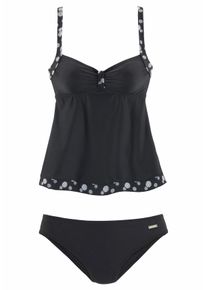 Lascana Große Größen Tankini Gr. 44E schwarz für Damen
