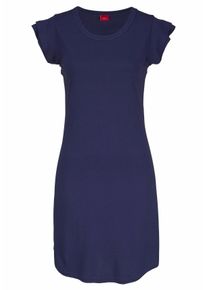 s.Oliver RED LABEL Große Größen Nachthemd Gr. 44/46 blau für Damen