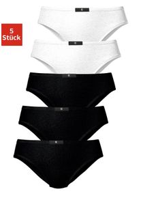 H.I.S EM LBG Große Größen Slip Gr. 50 schwarz/weiß für Damen