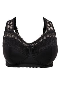 Große Größen BH ohne Bügel mit wattierten Cups Gr. 105B schwarz von sheego für Damen