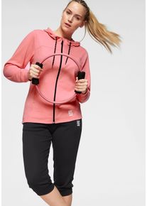 Große Größen Jogginganzug Gr. 40 rosa/schwarz für Damen