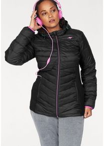 Große Größen Kangaroos Steppjacke Gr. 58 schwarz für Damen