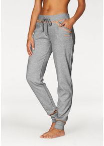 Große Größen Relaxhose Gr. 48/50 grau meliert für Damen