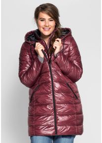 Große Größen Steppjacke in 2-in-1-Optik Gr. 44 lila von sheego für Damen